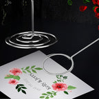 24 Pieces Table Number Holders 3 Size Place Card Holder Menu Table Sign Holder Tabletop Sign Memo Note Card Photo Stand Clips for Wedding Party