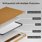 Black Bathroom Mirror 24X32 Inch, Black Metal Framed Mirror for Wall, Rounded Rectangle Matte Bathroom Vanity Mirror with Tempered Glass, Anti-Rust, Horizontal/Vertical