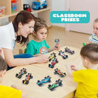 YCCHENG Pull Back Cars 15 Pack 1:43 Toy Model Set Small Race Cars for Toddlers Kids Ages 1 2 3 4 5 6 Year Old Boys and Girls Easter Basket Stuffers Preschool Birthday Party Favor