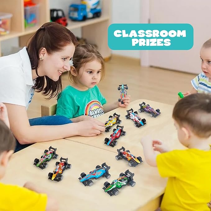 YCCHENG Pull Back Cars 15 Pack 1:43 Toy Model Set Small Race Cars for Toddlers Kids Ages 1 2 3 4 5 6 Year Old Boys and Girls Easter Basket Stuffers Preschool Birthday Party Favor