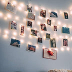 LECLSTAR 50 LED Photo Clips String Lights, 17ft with Remote - 8 Modes Fairy Lights to Clip on Pictures, Photos, Cards