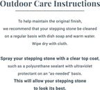 Let's Make Memories Personalized Garden Stone - Resin - Custom Garden Décor - Heart Stepping Stone - for Dad - for Father's Day