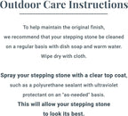 Let's Make Memories Personalized Garden Décor - Custom Garden Stone - Indoor/Outdoor - for Mom or Grandma - for Her - Engraved - Durable Resin - Butterfly Stone