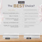 Ultra Soft Pillow Protectors 400TC Set of 2 Breathable Pillow Covers 100% Protection Against Stains, Dust & Dirt - Machine Washable