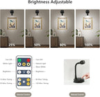 Cordless Spotlight Battery Operated, LED Picture Light, Dimmable Accent Light with Remote, Indoor Stick on Display Lamp for Plant Tree Photo Dartboard Painting Artwork Portrait