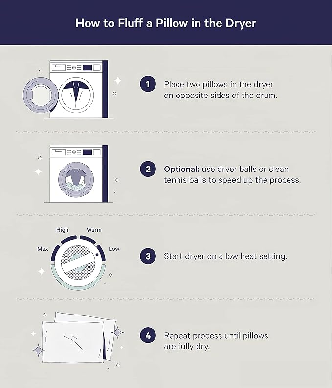 SNUG&COZY Luxury Goose Down Feather Pillow Inserts - 24x24IN, Double Layered Down-Proof Design, Ultra-Soft Cover, High Fill Weight, Pack of 2, White