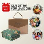 Woven Throw Blanket Cotton Cozy and Soft King Size Blanket Two Side Available Large Bed Blankets All Season Blanket for Couch Bedding (90"x98",01-Cute Bird)