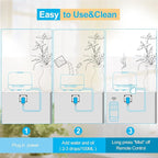 YIKUBEE Oil Diffuser with Essential Oils Set, 500ml Diffuser, 6x10mL Essential for diffusers for Home, Aromatherapy Humidifier, Diffusers for Essential Oils Large Room