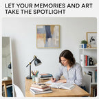 Homeforia 16x16 Picture Frame Gold, High End Metal 16 x 16 Square Poster Frame with Mat 12 x 12 Photo, 16x16 Frame Matted to 12x12 Print, 16by16 Gold Hanging Frames, Tempered Glass, Wall Kit, Set of 1