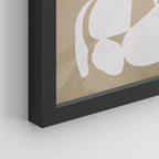 SIGNWIN Framed Tropical Mid-Century Wall Art, Set of 4 Modern Hawaiian Geometric Print Wall Decor Prints, Nature Wilderness Wall Décor for Living Room, Bedroom - 12"x16" Black