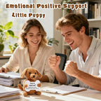 Crochet Dog Small Funny Gifts, Handmade Emotional Positive Crochet Animals, Mini Cool Cute Stuff Things Presents, Inspirational Puppy Dog Gifts for Women Men, Fun Pet Ornament Desk Decor Decorations