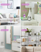 MIZZEO Reed Diffuser Set, French Lavender 6.76 fl oz Highly Scented Room Diffuser Home Fragrance Essential Oil Reed Flower Diffuser, House Bedroom Office Decor & Gifts