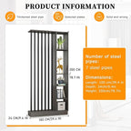 Wall Room Divider,Freestanding Room Divider with Shelves,Wood Room Divider Screen with Storage Cabinet, Wall Divider for Room Separation, for Home Office Decorative D 39.4×9.4×78.7in