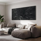 SIGNWIN 24"x46" Extra Large Framed Wall Art Monochrome Fish Silhouettes Illustration for Home Living Room Bedroom Decor (Frame Assembly Required)