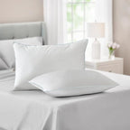 MARTHA STEWART SmartChill All Season 2 Piece Bed Pillow Set, 220 TC, Down-Alternative, King