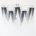 IOWER Large Macrame Wall Hanging Decor Dip-Dyed Macrame Wall Decor Wall Art Craftsmanship Fiber Art Boho Chic Wall Decor Modern For Bedroom Livingroom Backdrop