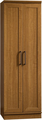 Sauder HomePlus Storage Pantry cabinets, ‎L: 23.25" x W: 17" x H: 71.18", Sienna Oak