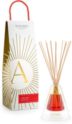 Agraria Cedar Rose Reed Diffuser Set, 12 Reeds Essential Oil Scent Diffusers for Home Fragrance, Luxury Glass Reed Diffuser Gift Set