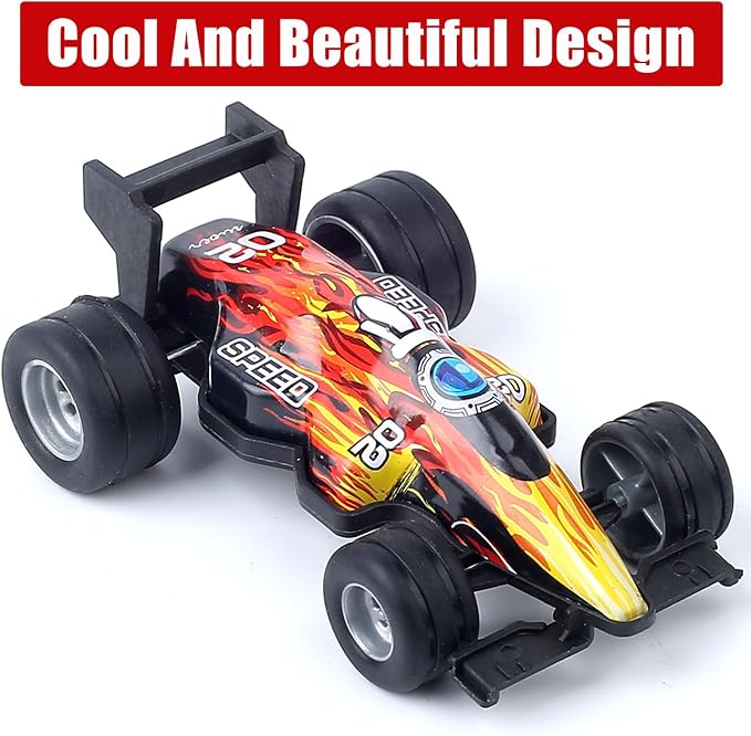 Pull Back Cars Toy Model Set 12Pack 1:43, Small Race Cars Wind up Racing Car, Easter Stuffing, Cake Tops, for Toddlers Kids Ages 2 3 4 5 6 7 8 Boys and Girls Birthday Party Favors