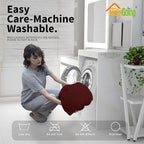 Easy-Going 8 Pieces Recliner Sofa Stretch Sofa Slipcover Sofa Cover Furniture Protector Couch Soft with Elastic Bottom Kids, Spandex Jacquard Fabric Small Checks Wine