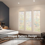 LEMON CLOUD Rainbow Window Film, 11.8 x 157.4 Inch, Static Cling, UV Protection 99%