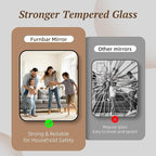 Bathroom Mirror 55" x 36", Large Rectangle Wall Mirror, Gold Metal Frame Wall Mounted Mirrors for Bathroom, Vanity, Bedroom, Entryway Decor(Horizontal/Vertical)