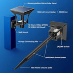 CINOTON RGBW Solar Landscape Pathway Outdoor Lights with 3 Lighting Modes, IP65 Waterproof LED Solar Powered Wall Lights for Garden Yard Lawn Path Driveway Pool Backyard Warm White & Multicolor 4 Pack