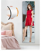 Shatterproof Wall Mirror Full Length for Bedroom, Acrylic Gym Mirrors For Home, Extra Thick: 0.1 inch, 10 x 10 inch x 4 Pcs, Workout Mirrors Safe for Kids, Over The Door, Long Wall Mounted