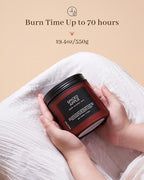 M&SENSE Spiced Apple 2 Wick Fall Scented Candle, 11.6oz Natural Soy Wax Candle for Autumn Decor, Up to 70 Hours Burn Time, Strong Fall Scented Candle Gift for Christmas Holiday Celebration