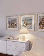 Haus and Hues Solid Oak Wood 20”x20” Picture Frames Matted to 16”x16” Set of 3 - Natural Oak Picture Frame 20x20, Portrait 20x20 Frames, 20 x 20 Frame with Mat, 20x20 Picture Frames (Beige Oak Frames)