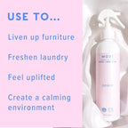 MOXĒ Peace Linen & Room Spray, Zen-Ful Essential Oils, Natural Aromatherapy Mist, Home & Bedroom, Office, Furniture, Bedding, Pillows, Sheets, Bergamot, Lime, Mandarin, Geranium, 8 Ounces (1 Pack)