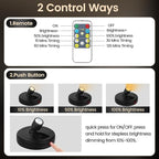 Cordless Spotlight Battery Powered, Indoor Plant Spot Light, Rechargeable Picture Lights with Remote, LED Accent Lighting, Dimmable Display Uplight for Tree Dartboard Decor Painting Art Photo