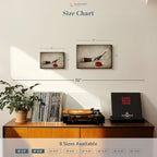 Elephant Stock Vintage Ice Hockey Wall Art - Horizontal Framed Canvas - 1-Piece Hallway Wall Decor - Photography Sports Canvas Print - Brown and Beige Decor for Wall - 13" X 9"