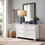 PoKat 27.5'' Tall Table Lamps for Living Room Set of 2, Ceramic Bedroom Lamps for Night Stands, Modern Bedside Lamps for Bedroom Living Room, Nightstand Lamps for Side End Table Hallway, Blue