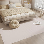 Runner Rug for Hallway, 3' x 10' Waterproof Area Rug for Living Room, Non-Slip Vinyl Hard Floor Protector Mat for Under Dining Table, Runner Rug for Entryway, Indoor Outdoor Mat (White)