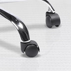 RESILIA Office Desk Chair Mat - for Low Pile Carpet (with Grippers) Clear, 46 Inches x 60 Inches, Made in The USA