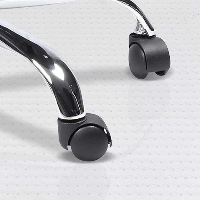 Resilia Office Desk Chair Mat - for Low Pile Carpet (with Grippers) Clear, 48 Inches x 48 Inches, Made in The USA