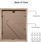 HoozGee Framed Botanical Wall Art Prints Set of 6 Tropical Leaves Plant Leaf Canvas Print Wall Decor Green Wall Art Posters Bedroom Living Room Decor (Tropical Leaf Art, 8"x10" FRAMED)