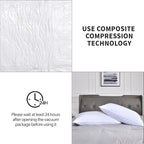 Cosmoluxe Bed Pillows for Sleeping 4 Pack, Hotel Collection Down Alternative Pillows Standard Size (20"x26") Set of 4 for Back, Stomach or Side Sleepers