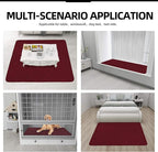 Easy-Going Sectional Couch Covers for Dogs L Shape Sofa Cover Reversible Sofa Slipcover Chaise Lounge Cover Furniture Protector Cover for Pets Dog Cat (42 x 52 inches, Christmas Red/Christmas Red)