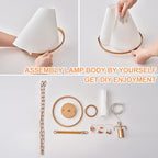 3-Pack Vintage Brass Kitchen Pendant Lighting Over Island White Linen Pendant Light 10in Copper Pendant Lighting with Hemp Rope Rod Entryway Ceiling Hanging Light for Dining Room