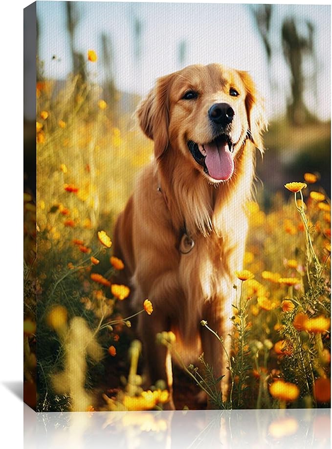 SPECPIX Custom Canvas Prints with Your Photos Customized Canvas Wall Art Personalized Canvas Pictures Gifts for Pet Dog Baby Family Mom Dad Men Women Couple Boyfriend Girlfriend Framed 24x32