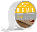 Rug Tape – Anti-Slip Double-Sided Carpet Tape, 1.9” x 100ft Roll – Heavy Duty Adhesive for Rugs on Hardwood, Tile & Vinyl – Clean Removal, Indoor & Outdoor Use