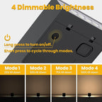 Solar Pathway Lights Outdoor, Dimmable Solar Spot Light IP65 Waterproof, 500LM 3000K Solars Outdoor Lighting for Walkway Landscape Lawn Yard