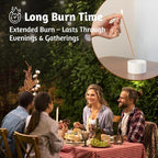 Folkulture Citronella Incense Sticks | Pack of 240 Long 12” Citronella & Lemongrass Incense Sticks | Slow Burn, Non Toxic, Organic |for Patios, Gardens, Camping, BBQs & Outdoor Gatherings