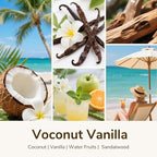 Goodpick Vanilla Coconut Candles, Scented Candle for Home, 22oz Soy Candles, Long Burning 120hrs Jar Candle Gifts