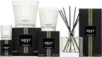 NEST New York Reed Diffuser, Amalfi Lemon & Mint - 5.9 fl oz - Fragrance for Up to 90 Days - Reusable, Refillable Glass Holder - Includes 8 All-Natural Reed Sticks - Flame Free
