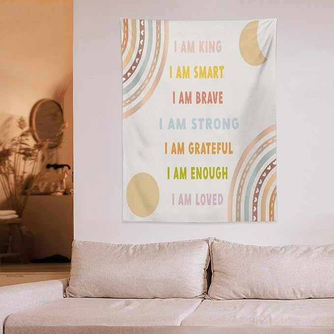 ICMOLYYENLO Boho Plant Aesthetic Tapestry, Abstract Medieval Arch Sun Home Aesthetic Wall Hanging For Bedroom Living Room Dormitory Tapestry 40x60 Inches