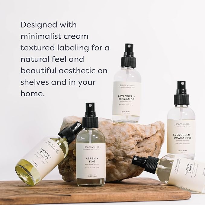 Calyan Wax Co. Vetiver and Tonka Room Spray