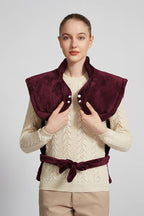 Ruqiji 26" x 35" Neck&Shoulder&Back Heating Pad with Fast-Heating Technology&12 Temperature Settings, Pain Relief for Back/Neck/Shoulders/Menstrual Pain, Christmas Gifts for Women Men Mom Dad(Red)